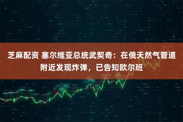 芝麻配资 塞尔维亚总统武契奇：在俄天然气管道附近发现炸弹，已告知欧尔班