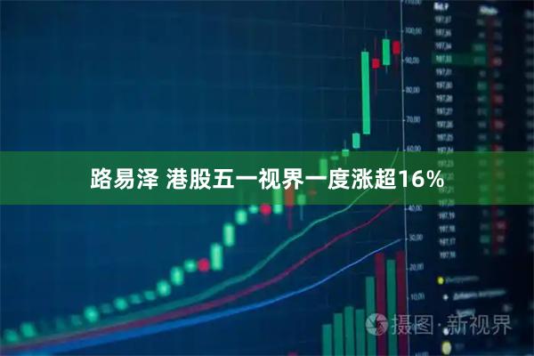 路易泽 港股五一视界一度涨超16%